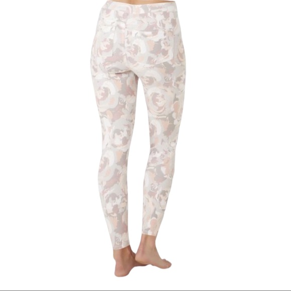 Spanx Jean-ish Leggings in Blush Bloom - Picture 6 of 8